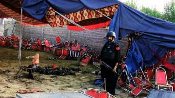 Blast site in Khyber Pakhtunkhwa 