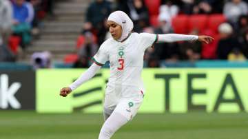 Nouhaila Benzina played the senior World Cup level for the first time wearing a hijab