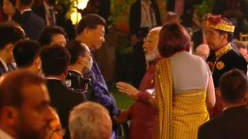 PM Modi and Chinese President Xi Jinping meet at the G20 dinner in Bali
