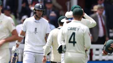 Stuart Broad took a dig at Australian wicket-keeper Alex Carey for running out Jonny Bairstow