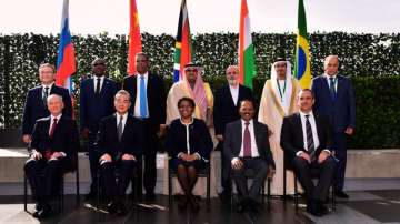 NSA Ajit Doval while attending the much-awaited BRICS Summit in South Africa.