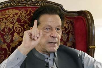 Former Pakistan PM Imran Khan, who was arrested in relation with the Toshakhana case.