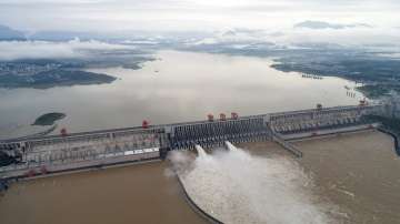 The massive Three Gorges Dam in China