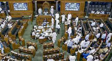 Lok Sabha i Session during Parliament Monsoon Session