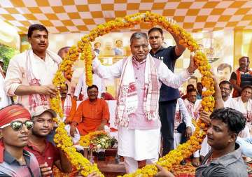 BJP Jharkhand president Babulal Marandi 