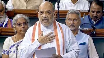 Union Home Minister Amit Shah in Lok Sabha 