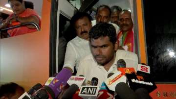  K Annamalai slams CM MK Stalin on Hindi row