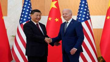 Chinese President Xi Jinping with US counterpart Joe Biden