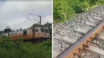 Broken train track in Bihar between Khajauli Railway Station and Lalit Laxmipur Halt on the Darbhanga-Jayanagar rail section of Samastipur Railway Division.