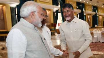 TDP chief with PM Modi