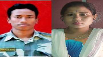 CRPF jawan killed in Pulwama attack and his wife, a BJP candidate for Dhupguri bypoll