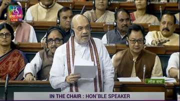 Amit Shah speaks in Lok Sabha