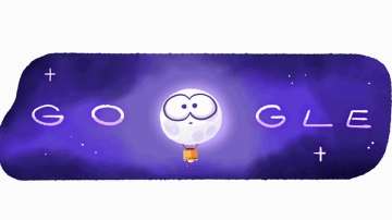 Google doodle on Chandrayaan-3 