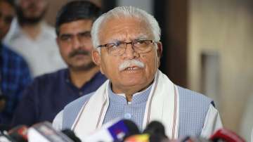 Haryana Chief Minister Manohar Lal Khattar