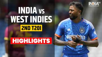 IND vs WI 2nd T20I Highlights