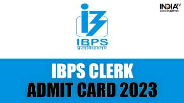 IBPS clerk prelims admit card 2023 download link, IBPS CRP clerk prelims admit card,