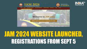 JAM 2024 official website launched