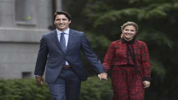 Canadian Prime Minister Justin Trudeau and his wife Sophie Gregoire Trudeau