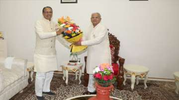 CM Shivraj Singh Chouhan calls on the Governor