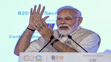Prime Minister Narendra Modi, B20 Summit, pm modi, B20 Summit 2023, B20 India Summit, B20 Summit IND