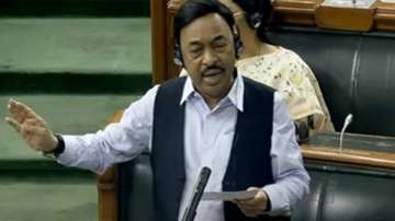 Union Minister Narayan Rane in Lok Sabha