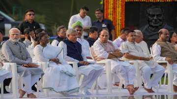 NDA leaders gather at Sadaiv Atal to pay tribute to BJP stalwart