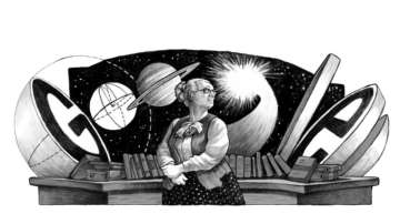 Google Doodle Turkish astronomer Nuzhet Gokdogan 