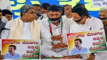 Karnataka CM Siddaramaiah, Deputy CM DK Shivakumar