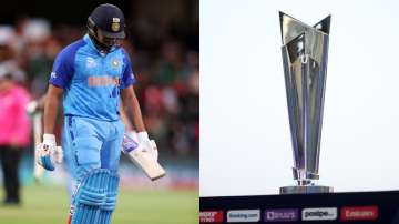 Rohit Sharma, T20 World Cup trophy