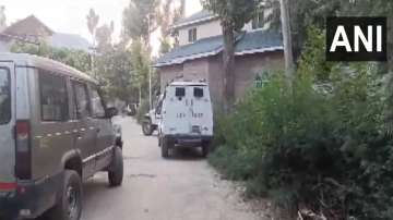 Visual of NIA raids in Pulwama