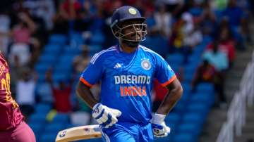 Sanju Samson scored 13 runs in the final T20I against the West Indies