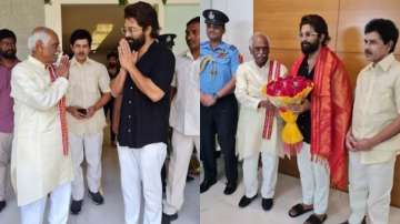 Haryana Governor meets Allu Arjun