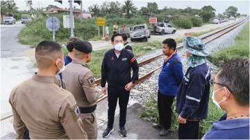 Three women were among the eight deceased in the train crash in Thailand.