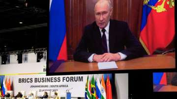Putin, the subject of an International Criminal Court arrest warrant related to the war in Ukraine, attended the BRICS Summit virtually.