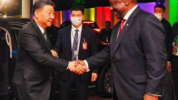 South African President Cyril Ramaphosa with his Chinese counterpart Xi Jinping