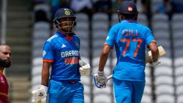 Ishan Kishan and Shubman Gill stitched a 143-run opening partnership in the third ODI against West Indies