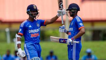 Yashasvi Jaiswal and Shubman Gill stitched a 165-run opening stand for India in the fourth T20I