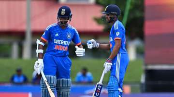 Yashasvi Jaiswal and Shubman Gill during 4th IND vs WI T20I