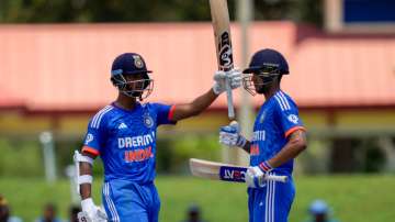 Yashasvi Jaiswal and Shubman Gill during 4th T20I