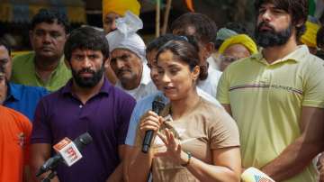 Bajrang Punia and Vinesh Phogat