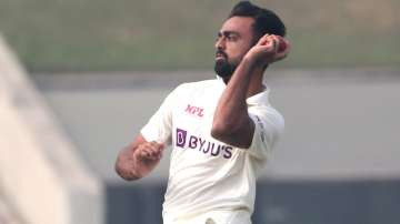 Jaydev Unadkat during Bangladesh Test series in December 2022