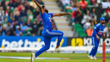 Jasprit Bumrah against Ireland in 1st t20i on August 18, 2023