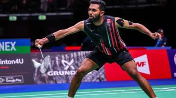HS Prannoy in the pre-quarterfinal round of the BWF World Championship on August 23, 2023