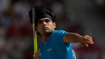 Neeraj Chopra at World Athletics Championships 2023 on August 25, 2023