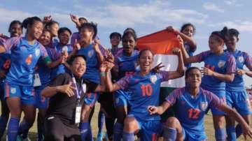 India women's team during the South Asian Games 2019