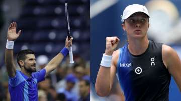 Novak Djokovic (Left) and Iga Swiatek (Right)