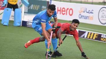 Indian hockey team vs Bangladesh in Men's 5s World Cup Qualifier