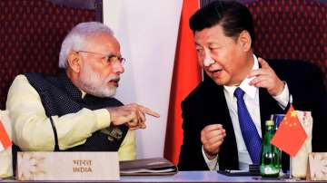 Indian PM Narendra Modi and Chinese President Xi Jinping 
