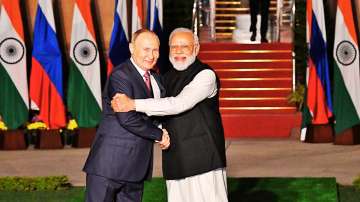 Prime Minister Narendra Modi and Russian President Vladimir Putin