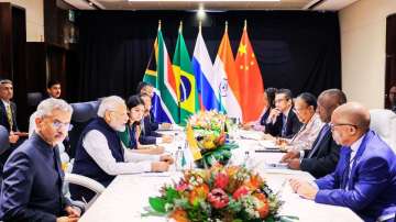 PM Modi holds bilateral meeting with South African President 